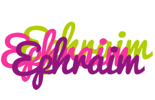 Ephraim flowers logo