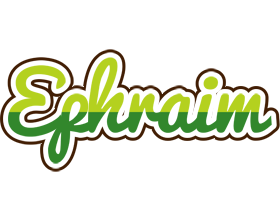 Ephraim golfing logo