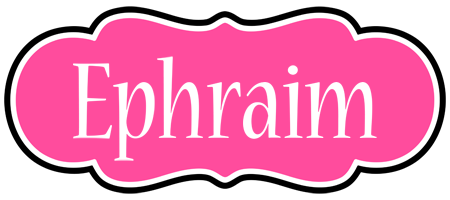 Ephraim invitation logo