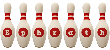 Ephrath bowling-pin logo