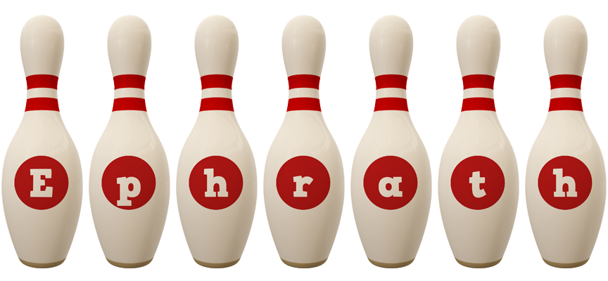 Ephrath bowling-pin logo