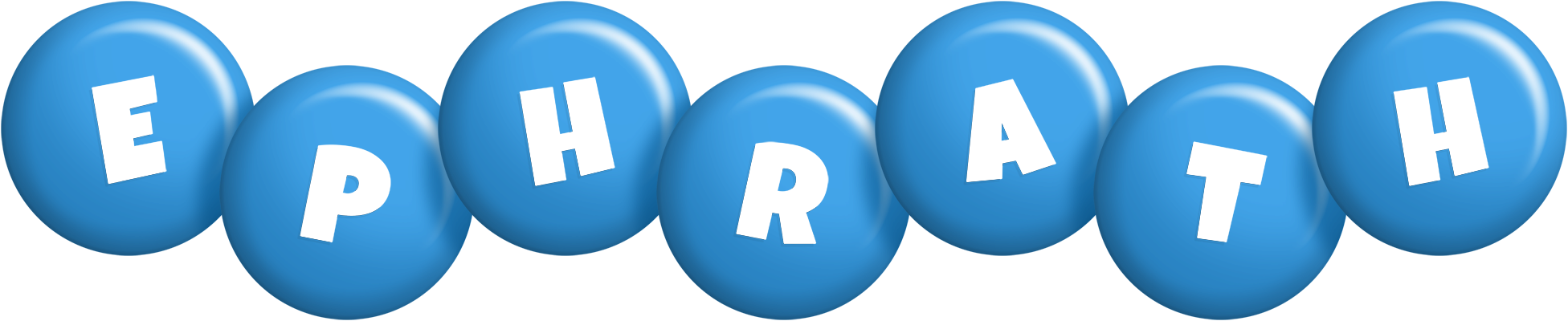 Ephrath candy-blue logo