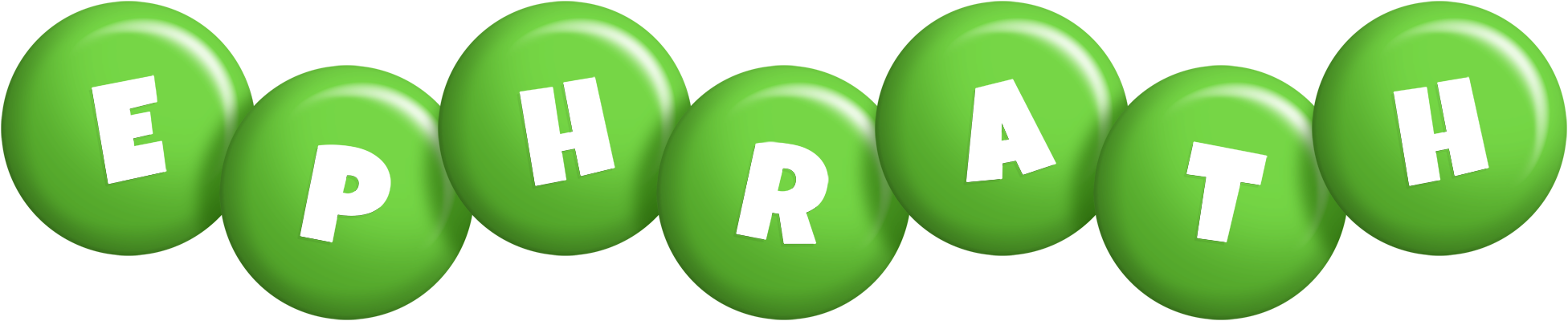 Ephrath candy-green logo