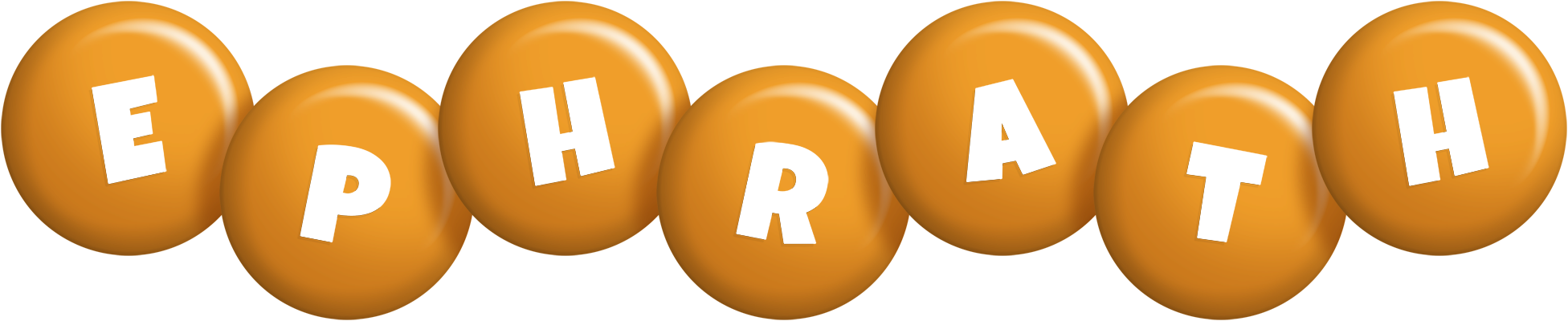 Ephrath candy-orange logo