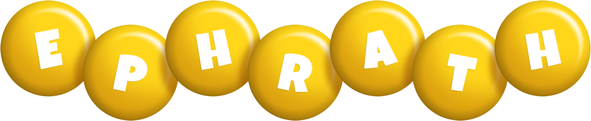 Ephrath candy-yellow logo