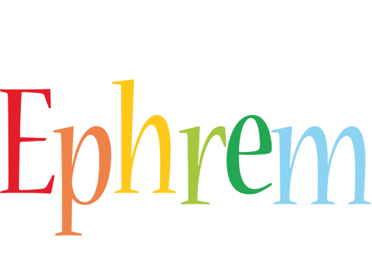 Ephrem birthday logo