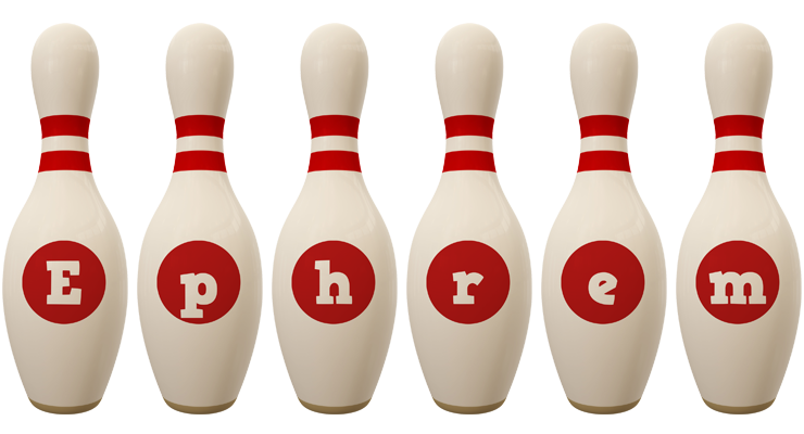 Ephrem bowling-pin logo