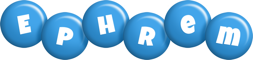 Ephrem candy-blue logo