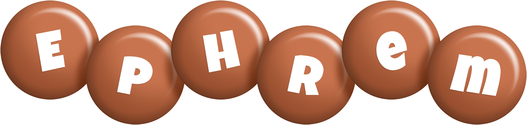 Ephrem candy-brown logo