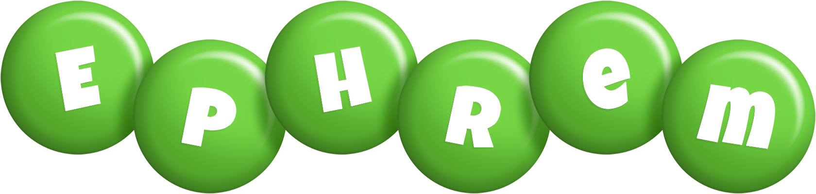 Ephrem candy-green logo