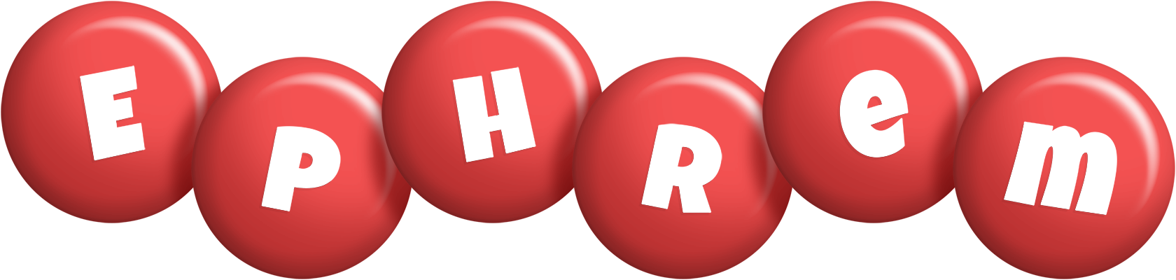 Ephrem candy-red logo