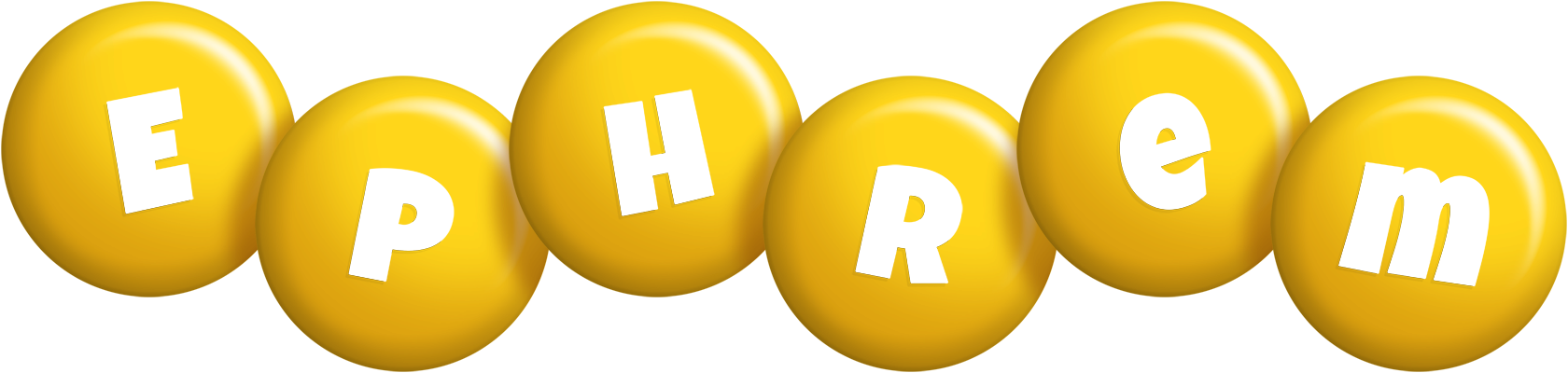 Ephrem candy-yellow logo