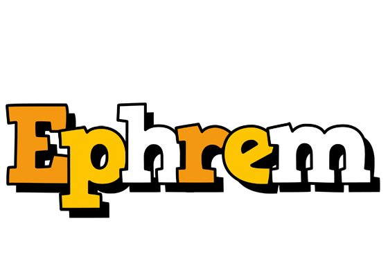 Ephrem cartoon logo