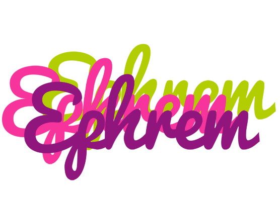 Ephrem flowers logo