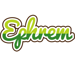 Ephrem golfing logo