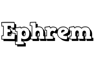 Ephrem snowing logo