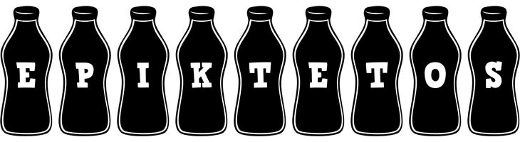 Epiktetos bottle logo