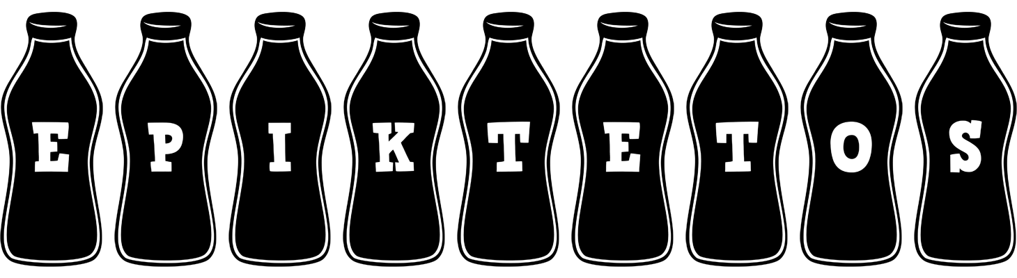 Epiktetos bottle logo