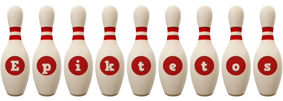 Epiktetos bowling-pin logo