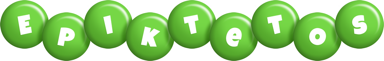 Epiktetos candy-green logo