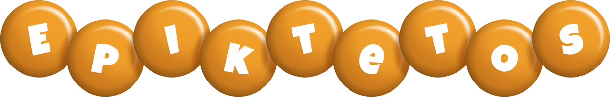 Epiktetos candy-orange logo