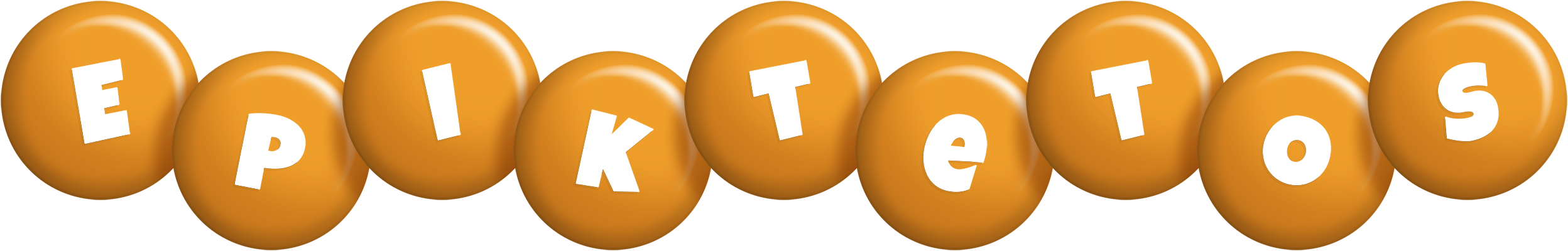 Epiktetos candy-orange logo