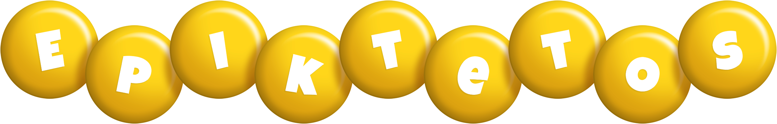 Epiktetos candy-yellow logo