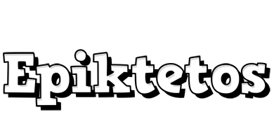 Epiktetos snowing logo