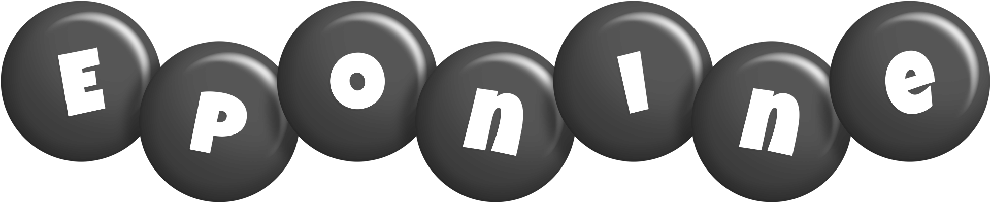 Eponine candy-black logo