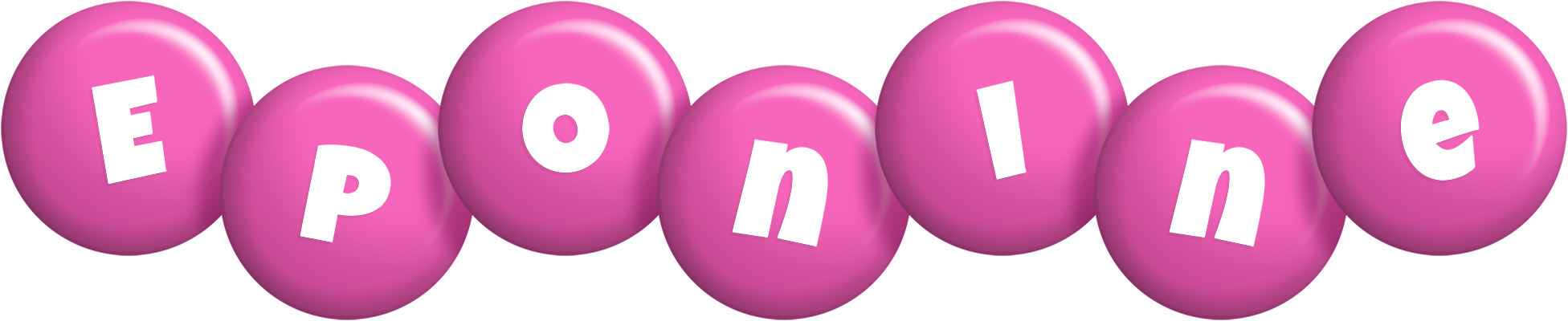 Eponine candy-pink logo