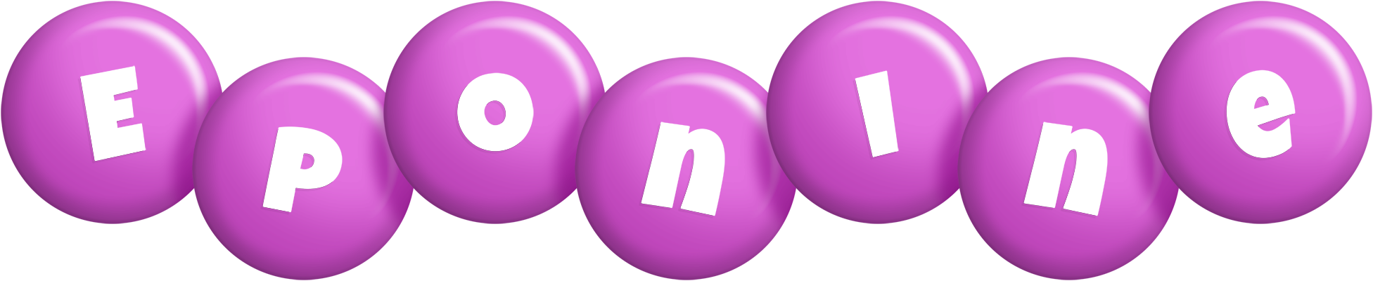 Eponine candy-purple logo