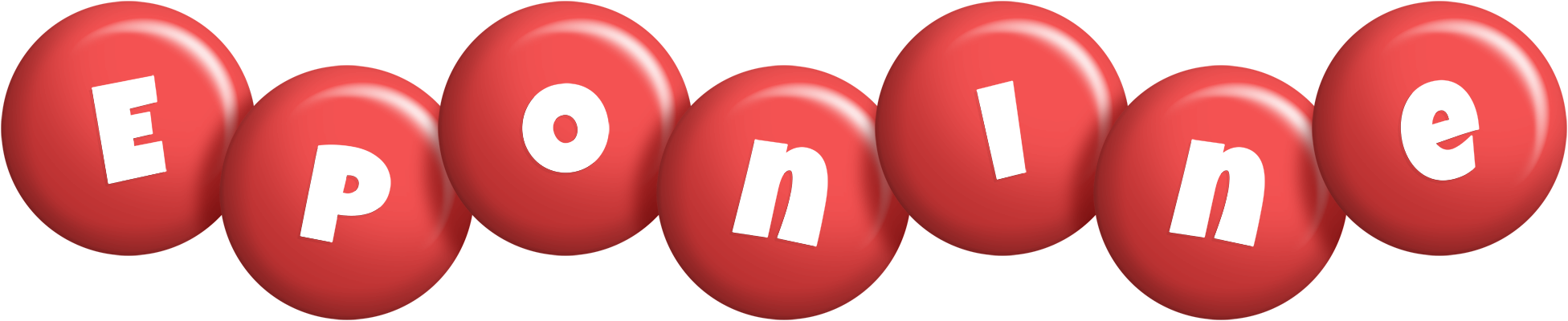 Eponine candy-red logo