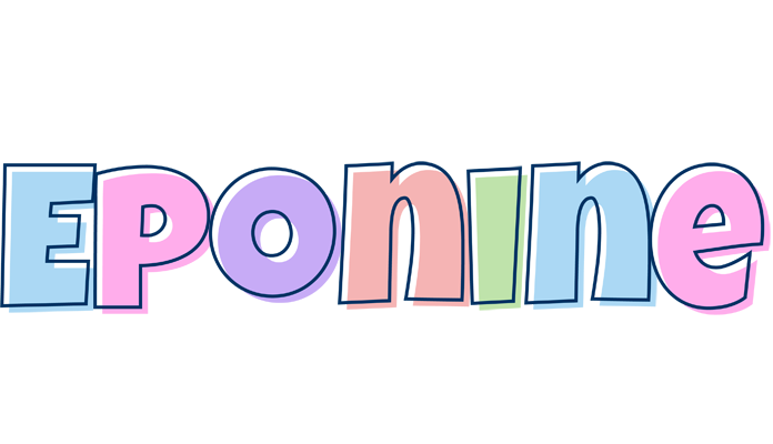 Eponine pastel logo