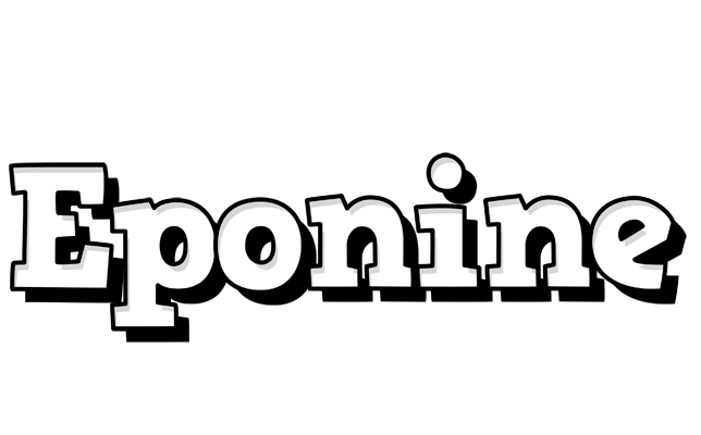 Eponine snowing logo