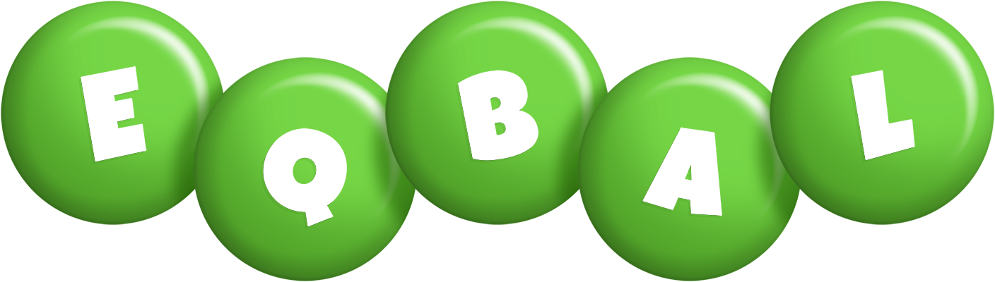 Eqbal candy-green logo
