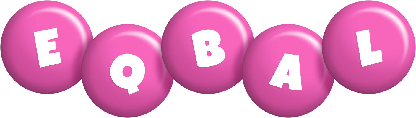 Eqbal candy-pink logo