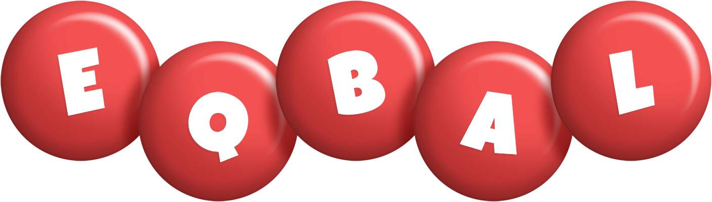 Eqbal candy-red logo