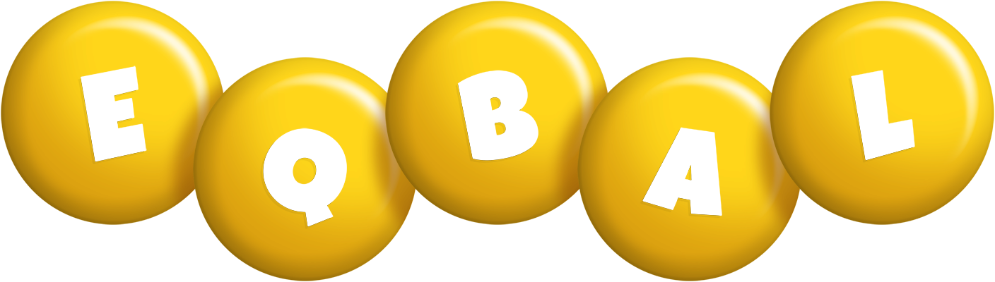 Eqbal candy-yellow logo