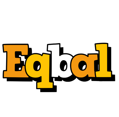Eqbal cartoon logo
