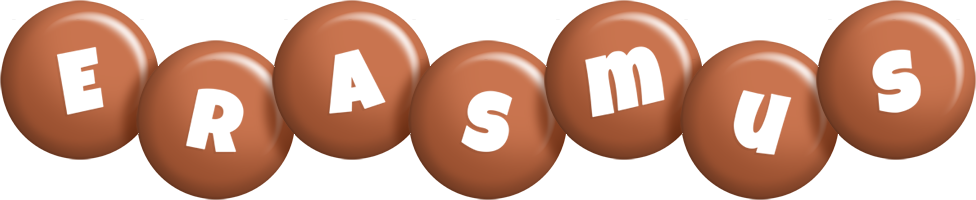 Erasmus candy-brown logo