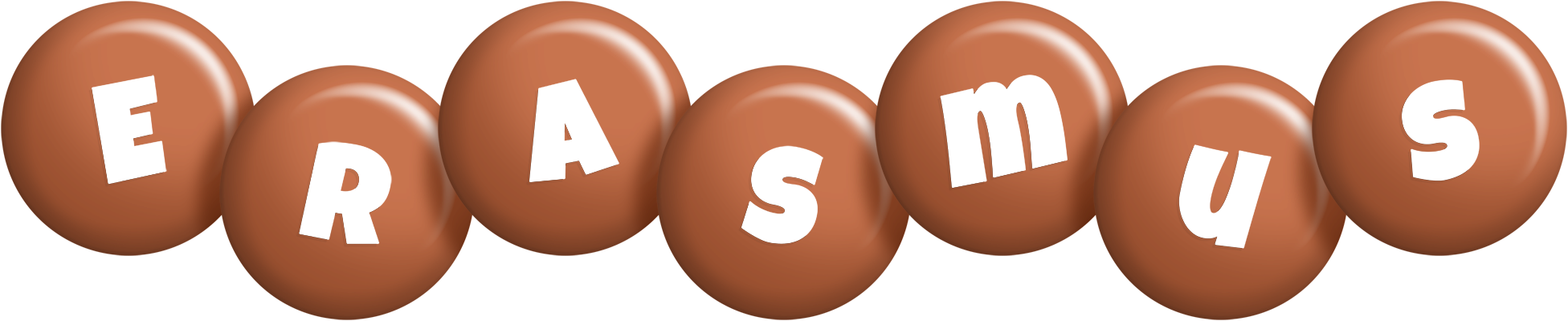 Erasmus candy-brown logo