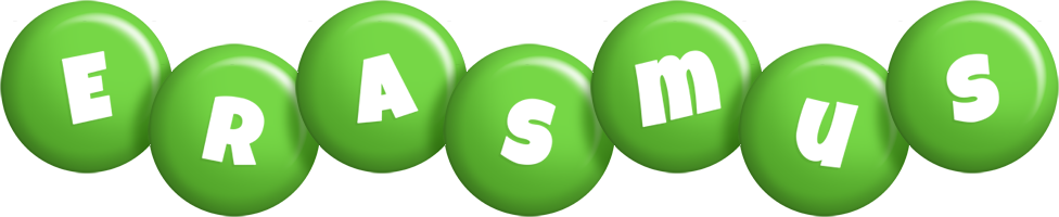 Erasmus candy-green logo