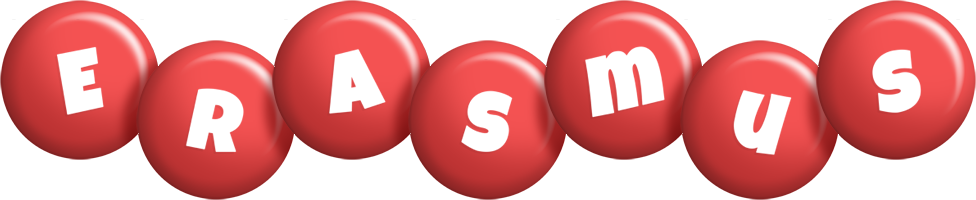 Erasmus candy-red logo