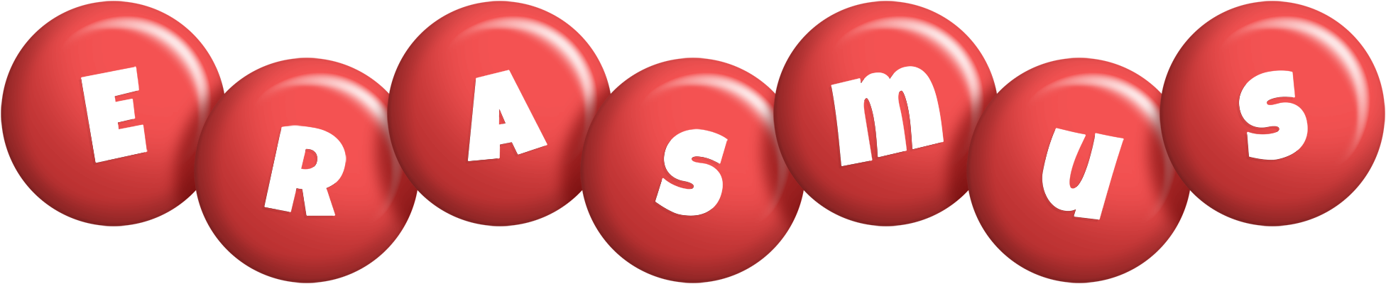 Erasmus candy-red logo