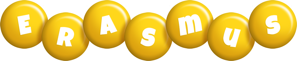 Erasmus candy-yellow logo