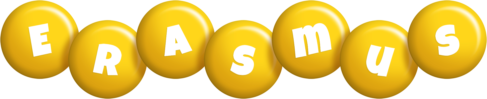 Erasmus candy-yellow logo