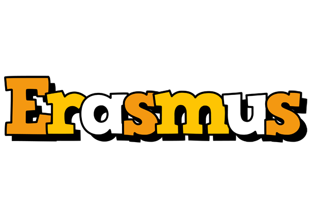 Erasmus cartoon logo