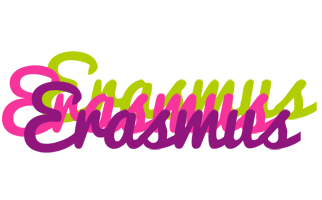 Erasmus flowers logo