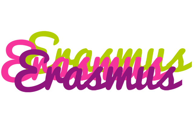 Erasmus flowers logo
