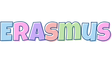 Erasmus pastel logo